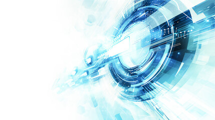 Poster - Abstract bright technology background illustration