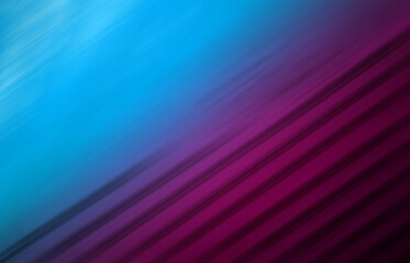 Wall Mural - Abstract blurred blue and pink line texture. Turquoise blur water backdrop. Motion effect illustration for your graphic design, banner, background, wallpaper or poster. 3D rendering