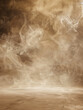 Nebel in einem Raum alles in Beige oder Sepia vielleicht als Hintergrundbild