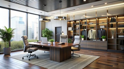 Canvas Print - Fashion and modern office interiors