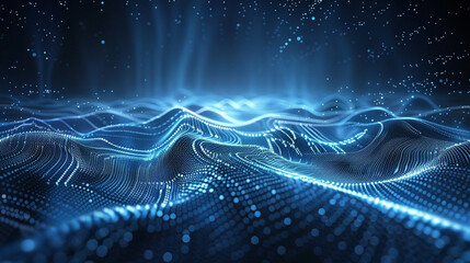 Poster - Abstract blue background