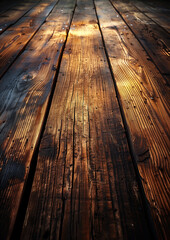 Wall Mural - old wooden background with floor