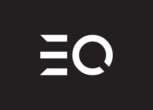 eq lettre logo design and initial logo