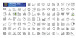 © Rubbble - Charts and graphs related vector icons for your design. Graphics and statistics icons set. Collection of simple linear web icons, line charts