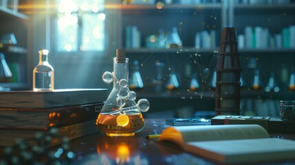 Aufkleber - Technology in education. EdTech. Science technology concept.