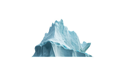 Wall Mural - iceberg cut out. isolated iceberg on transparent background