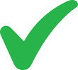 © Faisal - Green Check mark icon. Tick mark symbol. Simple check mark. Quality sign icon. Checklist symbol. Approval check. stock vector. Circle and square. Tick sign.
