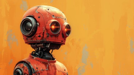 Poster - The red robot 