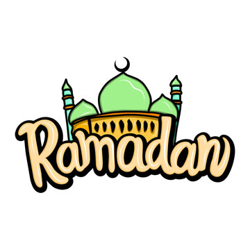 Ramadan graffiti lettering typography art illustration
