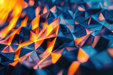 Aufkleber - Detailed view of origami art, perfect for creative projects