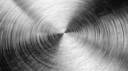Poster - Close up of a metal plate with a circular design, suitable for industrial or abstract backgrounds