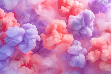 Poster - Close up view of pink and purple clouds, perfect for backgrounds