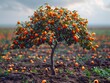 Bountiful Orange Harvest in Lush Orchard