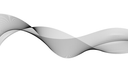 Poster - Sound wave lines, blend of wavy waves sound transition