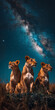 Löwen Abendhimmel