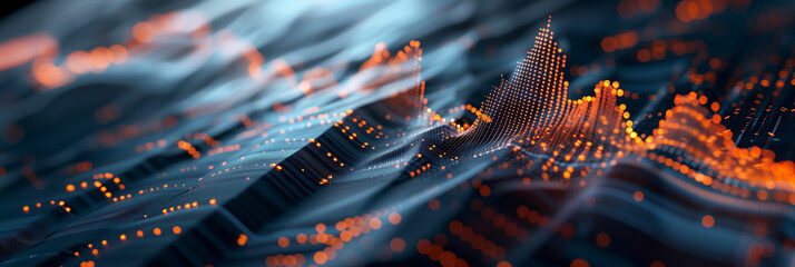 Wall Mural - Abstract background for finance business website banner