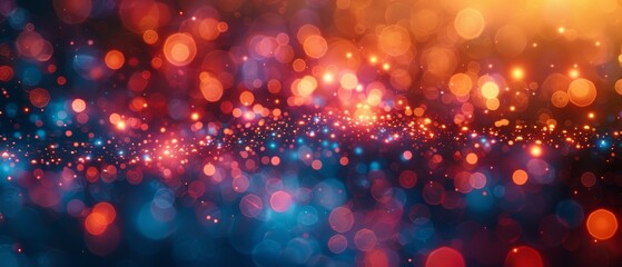 Poster - Using blurred refraction light, bokeh, or organic flare as an overlay
