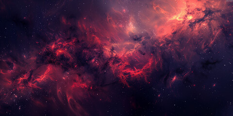 Wall Mural - design a galaxy texture with stars, nebulas, and cosmic swirls in a dark expanse.