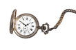 © pbombaert - Antique pocket watch isolated on white background.