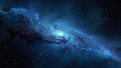 Wall Mural - Galaxy in space with stars, created with some elements made with generative AI