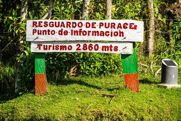 Wall Mural - Puracé National Park, Colombia