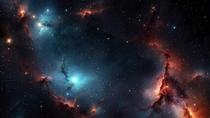 Wall Mural - Stars and nebula, created with some elements made with generative AI