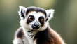 Portrait of the lemur catta
