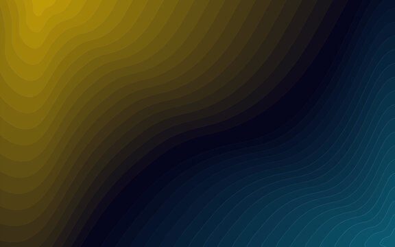 Abstract 3D wave shape background design element for banner advertising website layout