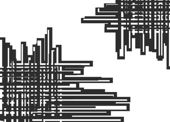 Poster - Abstract background with grungy lines and with some copy space area