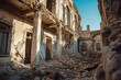 Echoes of Disaster: Europe's Ancient City Bears Witness to Devastating Earthquake, Leaving Behind Scenes of Wreckage and Destruction.