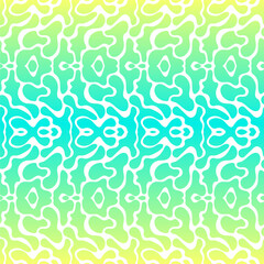 Wall Mural - blot shape abstract seamless pattern of naive shapes. vector illustration isolated on white backgrou