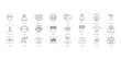 © rohmad - Virtual reality icons set. Set of editable stroke icons.Vector set of Virtual reality