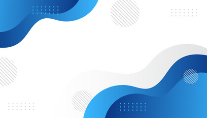 Wall Mural - modern gradient blue abstract memphis style with geometric background. vector illustration