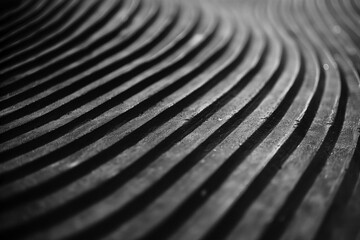 Poster - Abstract background with a 3D surface. Repetitive pattern. Hi-tech futuristic. Materials Science. Background image. Created with Generative AI technology.