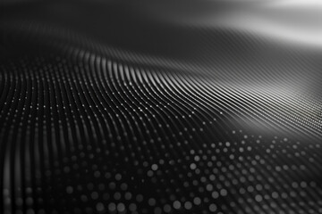 Poster - Abstract background with a 3D surface. Repetitive pattern. Hi-tech futuristic. Materials Science. Background image. Created with Generative AI technology.
