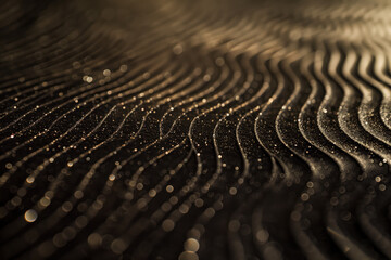 Poster - Abstract background with a 3D surface. Repetitive pattern. Hi-tech futuristic. Materials Science. Background image. Created with Generative AI technology.