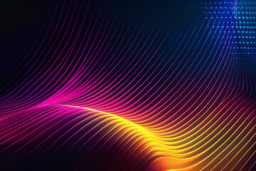 Wall Mural - Abstract neon metaverse gradient background