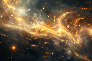 Leinwandbilder - A computer generated image of a galaxy with a dark background