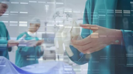 Poster - Animation of data processing over diverse surgeons
