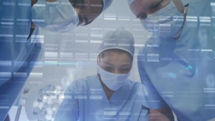 Poster - Animation of data processing over diverse surgeons