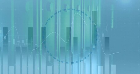 Poster - Animation of financial data processing over computer servers