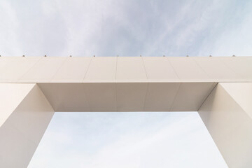 Poster - Urban architecture. Modern building with sky.