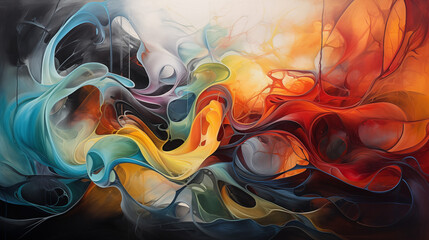 Poster - Abstract interpretations of existence.Wallpaper Backgound