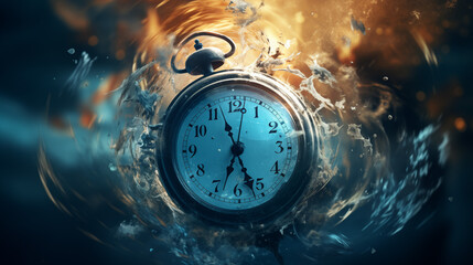 Poster - Fluid motion frozen in time.Wallpaper Backgound