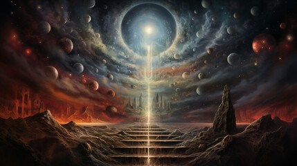 Poster - Dynamic equilibrium in flux.Wallpaper Backgound