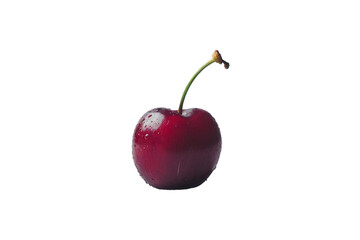 Sticker - two cherries isolated on white