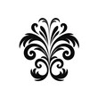 Baroque Victorian Frame Ornament, Floral Border, Baroque Decoration Element, Twin Icon, Filigree Flourish