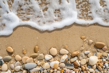 Poster - Sand on the beach as background