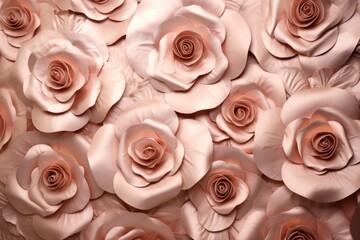 Aufkleber - Rose wall gold background texture industrial