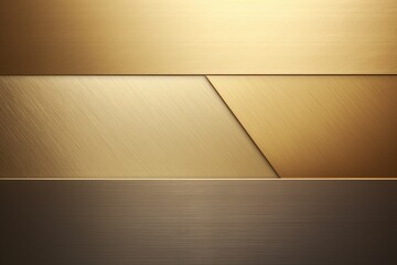 Poster - Gold brushed metal texture background.